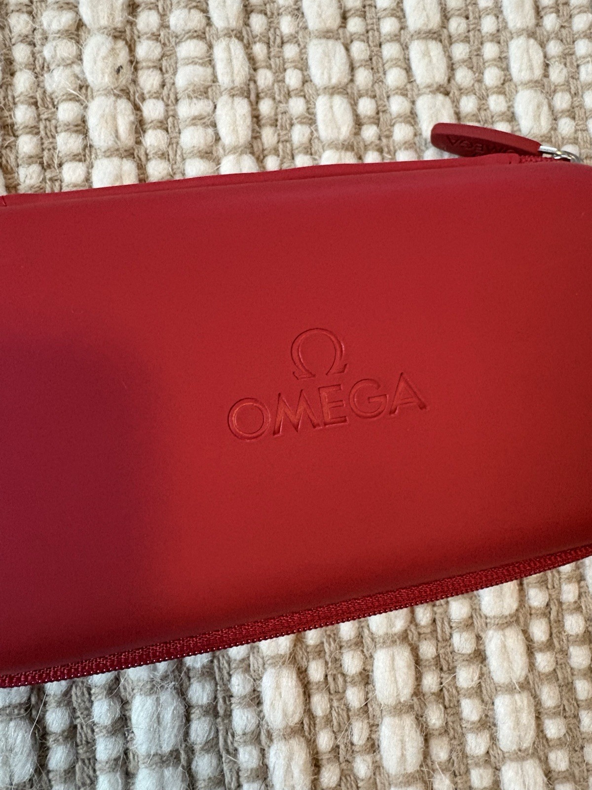 New Official Omega Travel Storage Case/Pouch For Two Watches