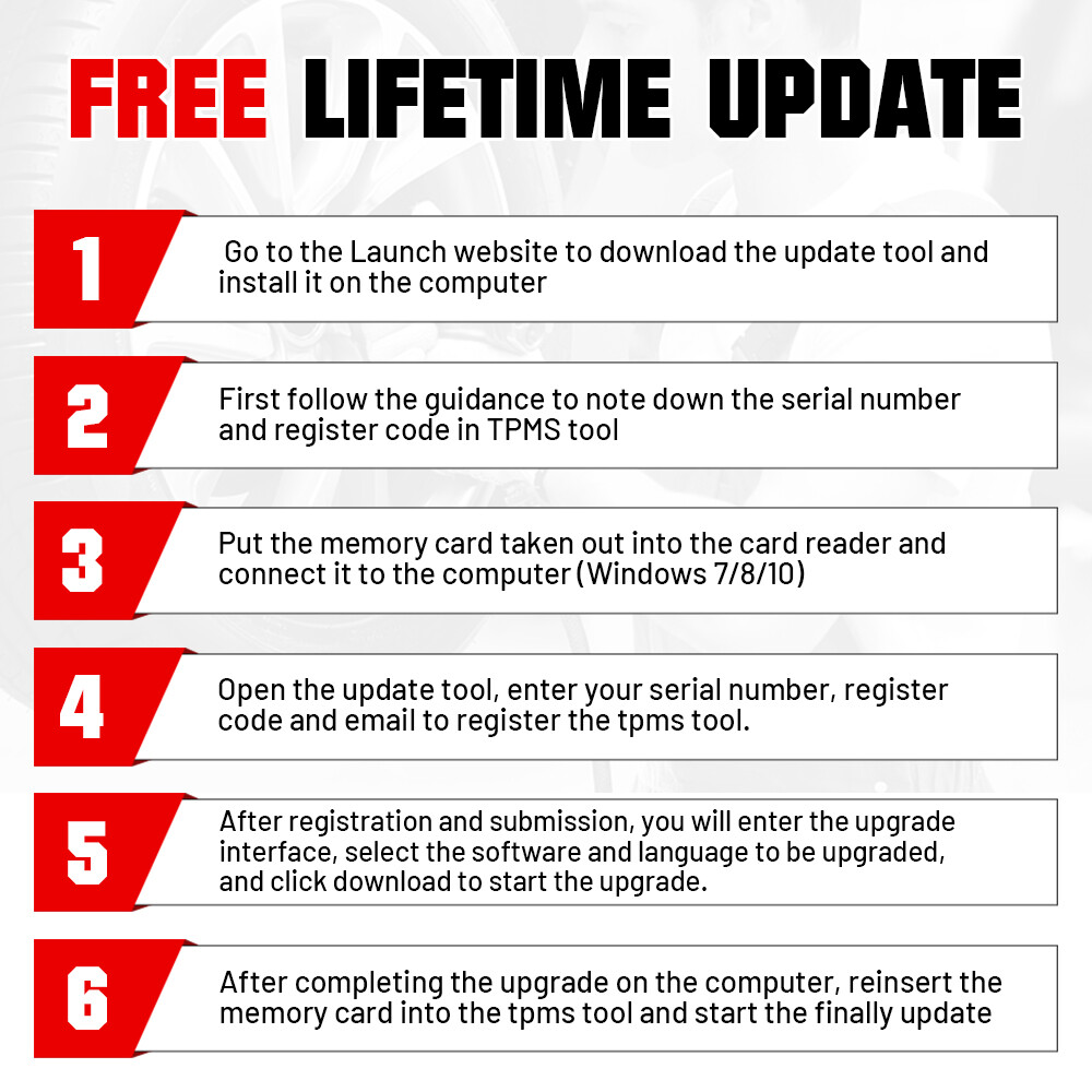 LAUNCH CRT5011E TPMS Relearn Tool Tire Pressure Sensor Programing Diagnosis Tool