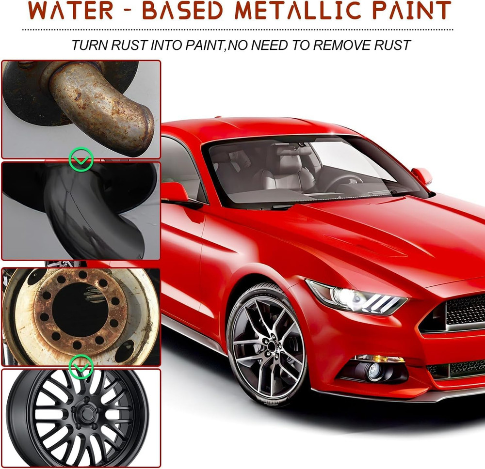 Rust Conversion Agent 300G, Multi-Functional Anti-Rust Paint, Water-Based Metall