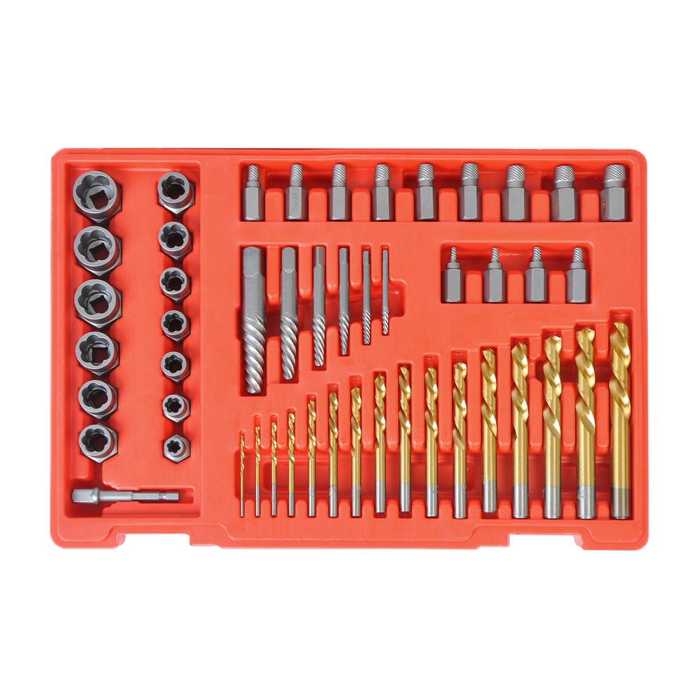 Master Extractor Tool Set, 49pcs Screw/ Bolt /Nut Extraction Set & Drill Bit Set