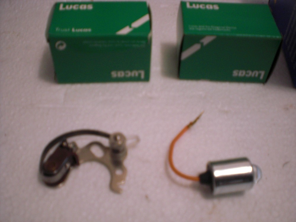 DISTRIBUTOR CAP , POINTS , CONDENSER , ROTOR MG , TRIUMPH MGB TR3 VARIOUS