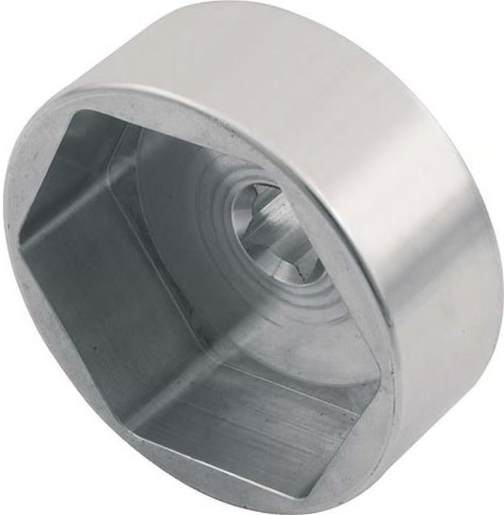 Allstar Performance ALL10110 Spindle Nut Socket - 1/2 in Drive - Clear Anodized