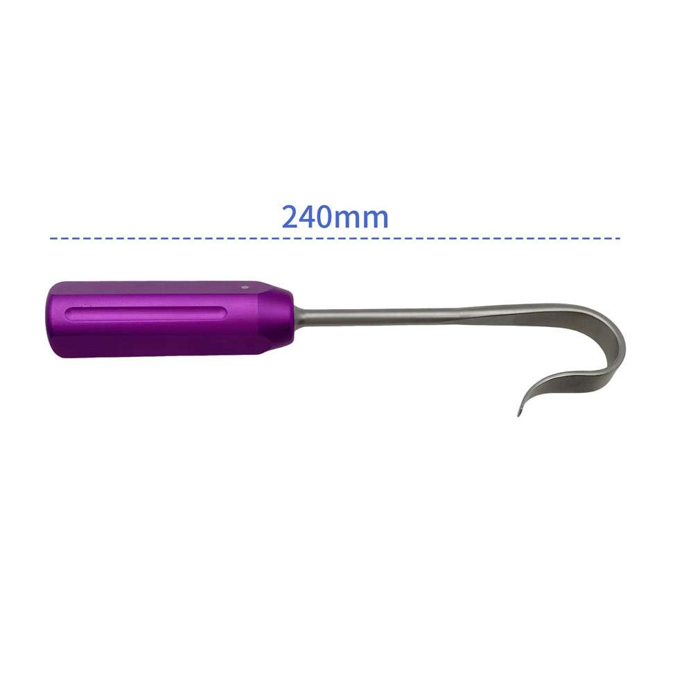 Bone Handle Hook Retractor Knee Raiser Hip Retractor Orthopedic Autoclaveable
