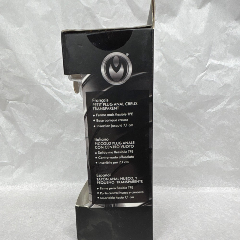 Master Series, Clear, Hollow, Anal, Plug Peephole￼