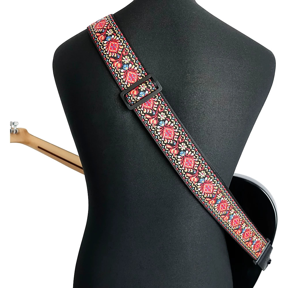 RICHTER Retro Guitar Strap Red