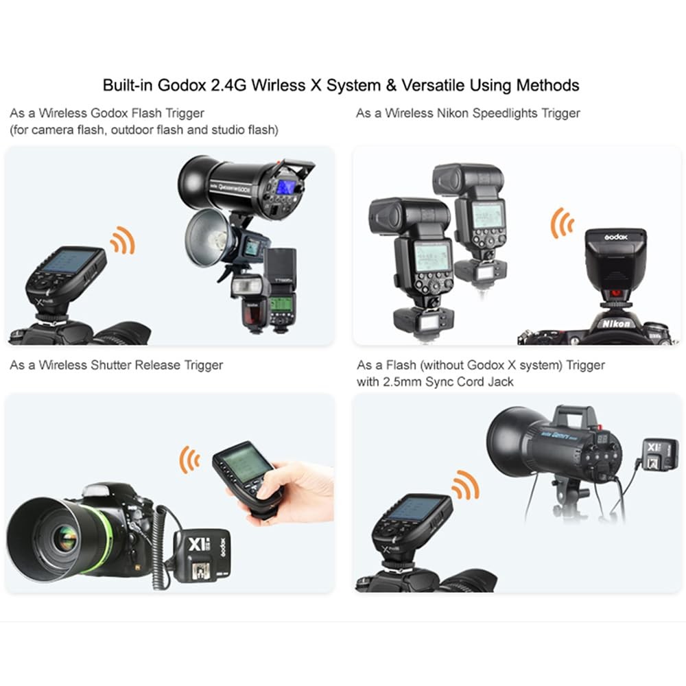 XPro TTL Wireless Trigger,1/8000s High-Speed-Sync,5 Dedicated Group Bottons a...