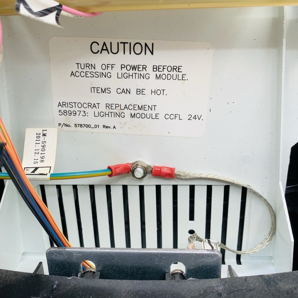 Aristocrat Lighting Module Replacement With Plastic Topper For Slot Topper