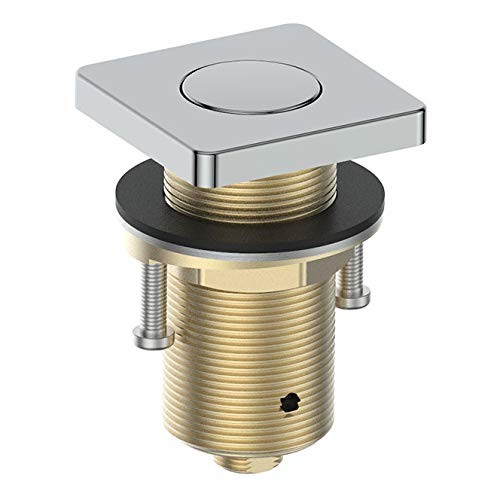 Square Air Switch Button for Garbage Disposal Sink Top Counter Top Chrome