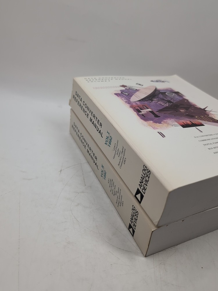Electronics Book: Analog Devices, Data Converter Reference Manual Vol 1&2 1992