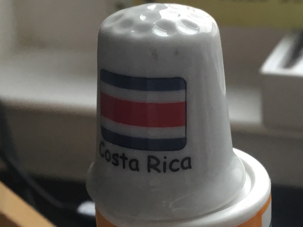 Thimble - Costa Rica flag - Z