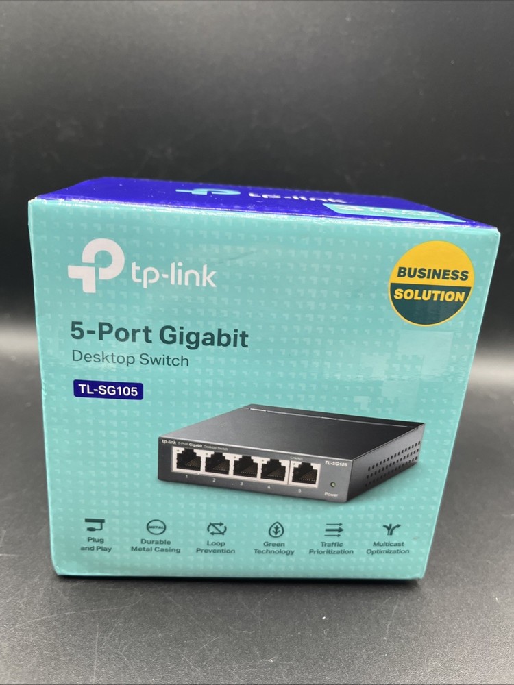 TP-LINK Technologies TP-Link (TL-SG105) 5- Ports External Switch