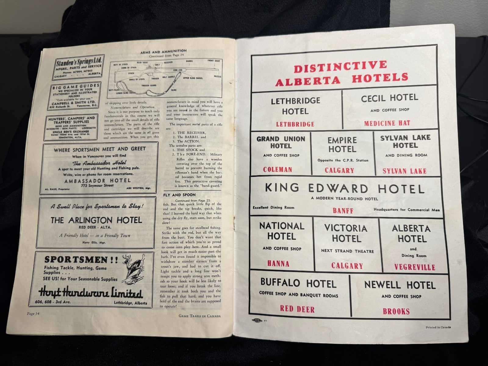 Western Canada's Game Trails 1948 Hunting Vintage Magazine Fish Outdoors BC #564