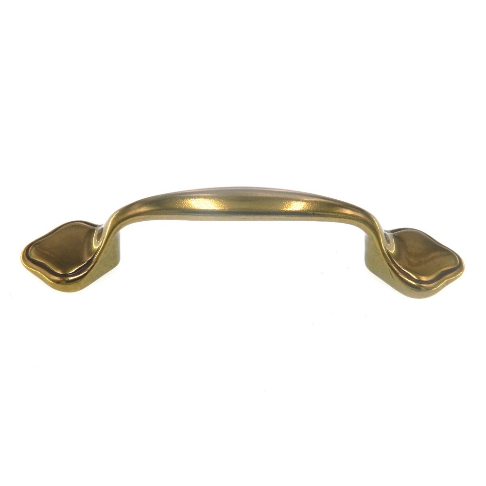 Vintage Amerock Allison Light Brass 3"cc Cabinet Arch Pull Handle 253LB