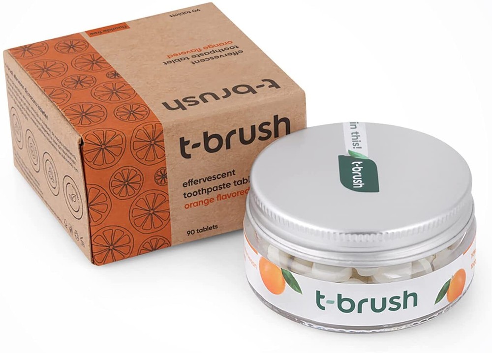 T-Brush Orange Flavored New Generation Toothpaste like - 90 pcs