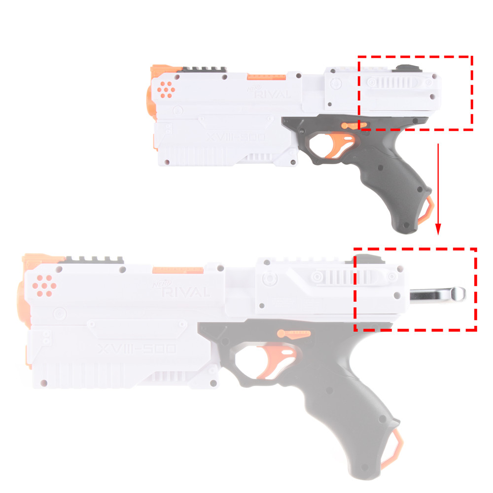 Worker Mod Back Pull Handle for Rival Phantom Corps Kronos XVIII-500 Toy