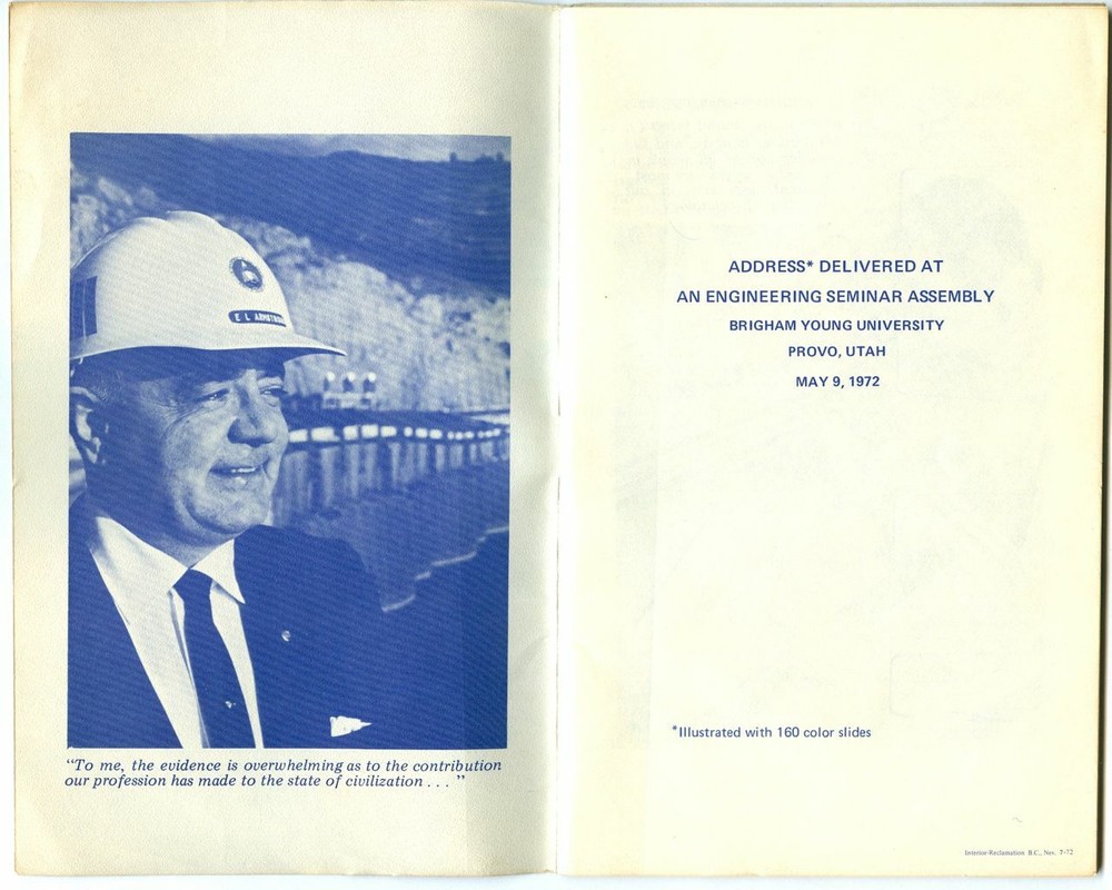 Engineering: FUTURE of CHALLENGING PROFESSION by Ellis Armstrong! Interior Dept.