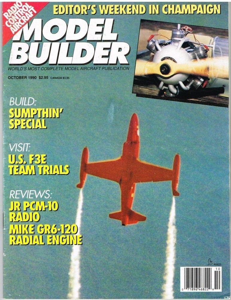 MODEL BUILDER Magazine October 1990 Sumpthin Special: R/C pattern by Floyd Manly