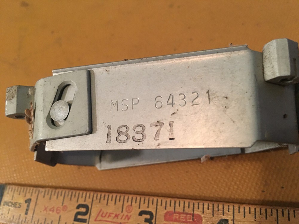 Instrument Backmount 3.25 x 1.5"" MSP-64321