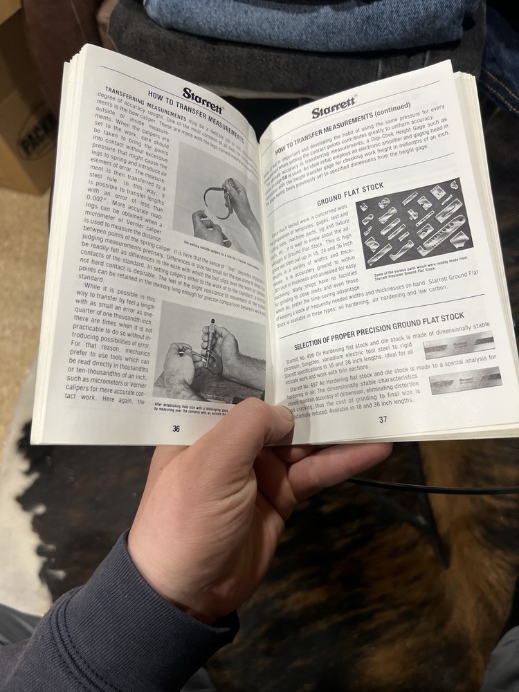 Starrett Tools and Rules for Precision Measuring Booklet