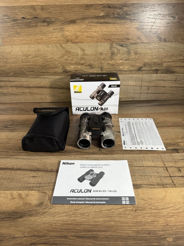Nikon ACULON A30 Binoculars - 10x25 - Open Box