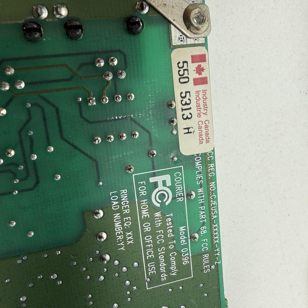 US Robotics Courier Vintage Modem Card 1995 With Driver And Install Software