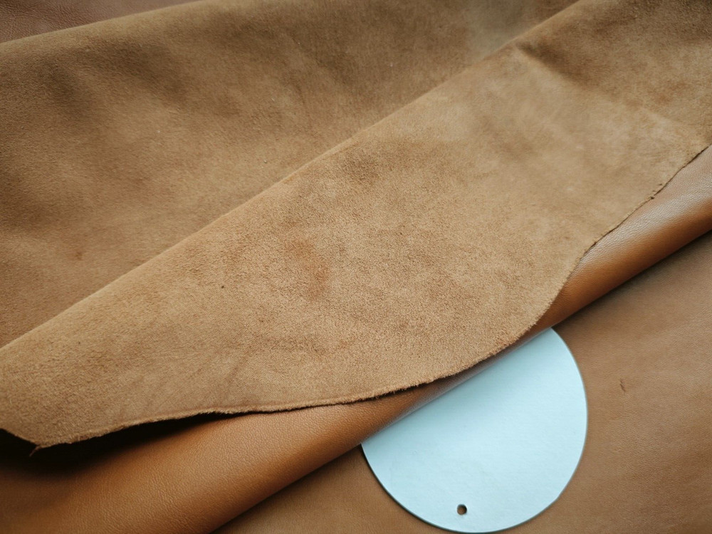 brown soft goat skin leather whole hide