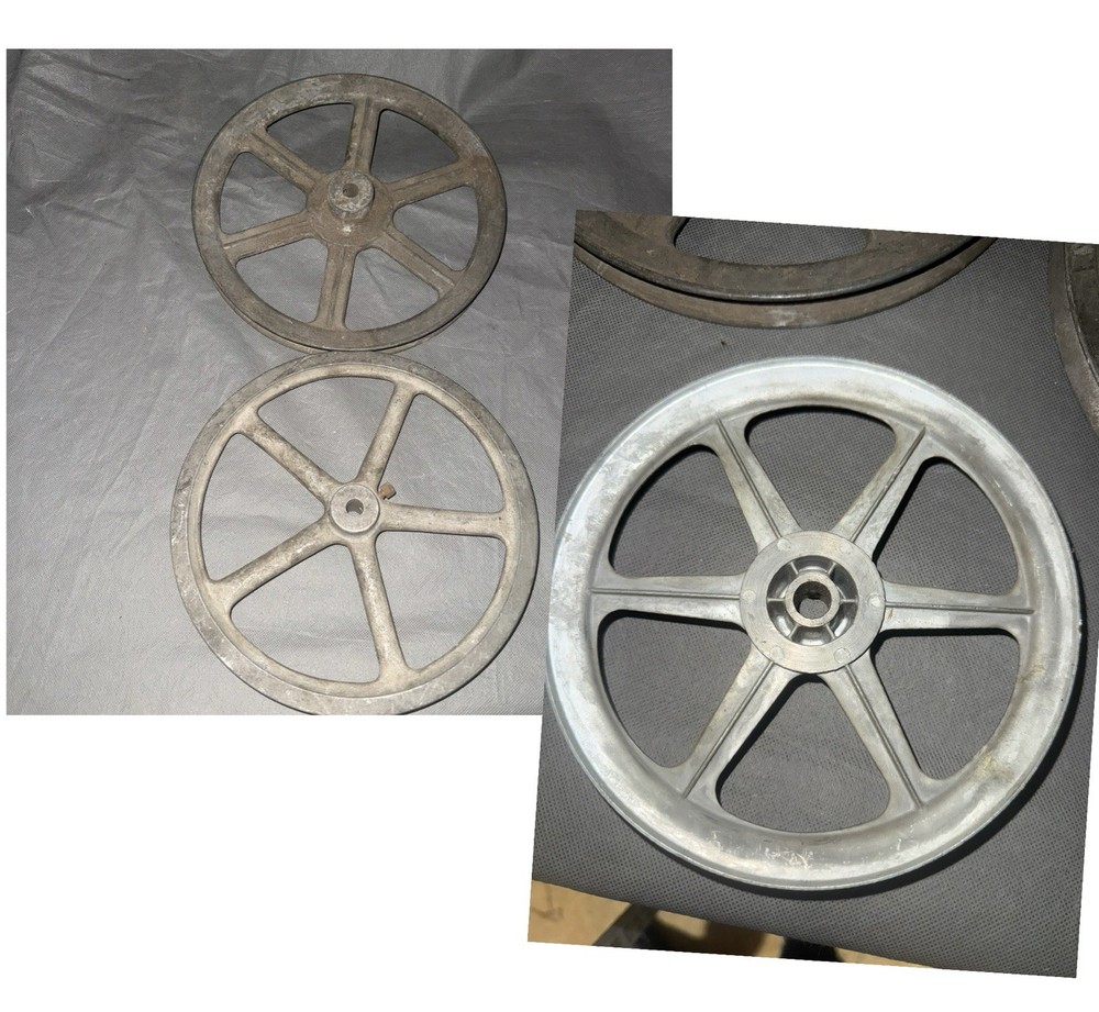 3 Round Pulleys Tool shop Yard System 6” 9” 326