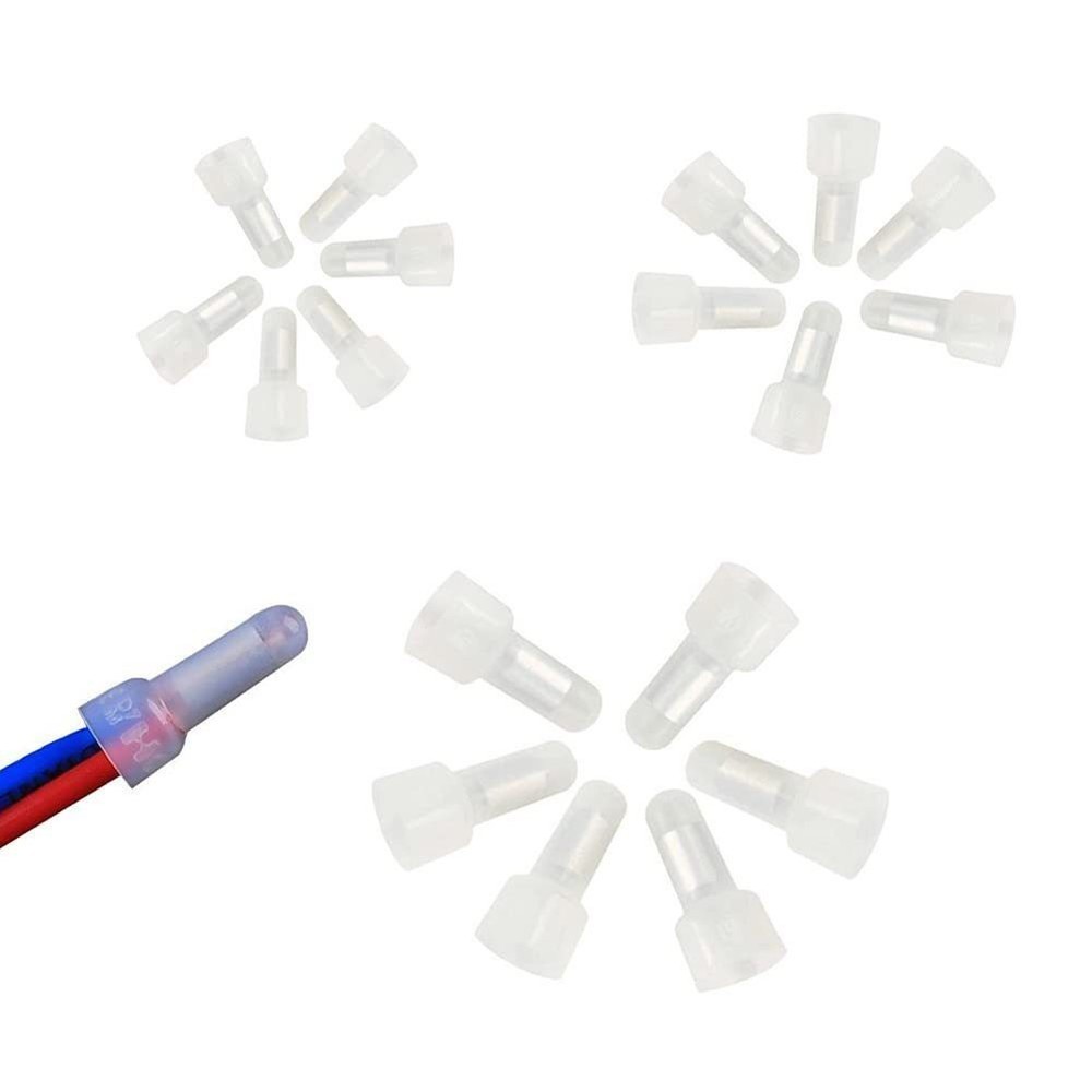 200 Pcs Crimp Cap Kit with Nylon Insulation for Secure Wiring Connections