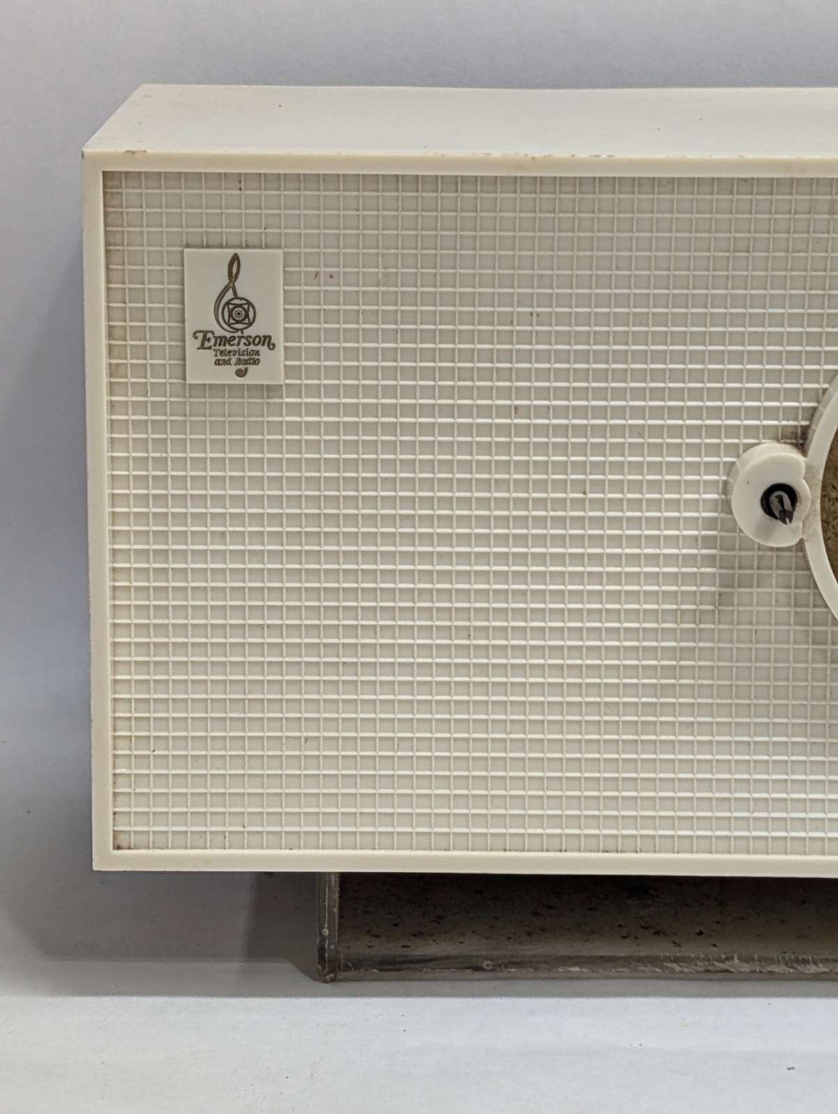 Vintage Emerson Clock Tube Radio Model 826 Series D Telechron Alarm Movement