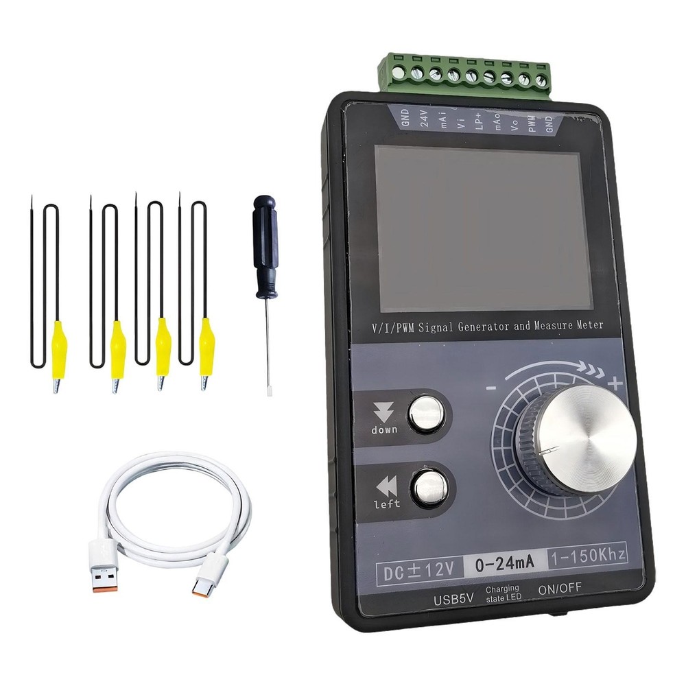 Signal Generator Portable Compact 2inch Color Screen Adjustable Multipurpose