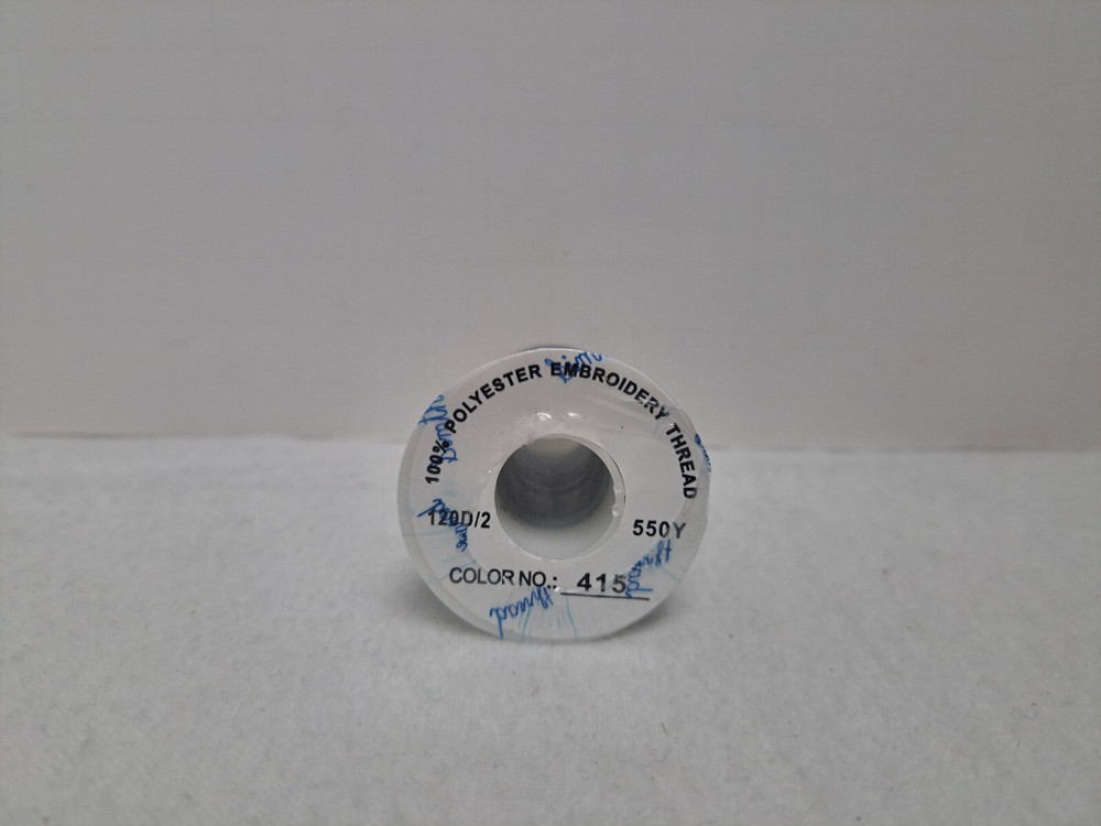 Simthread Embroidery Thread (5500 Yards) - Peacock Blue #415 (Sealed)