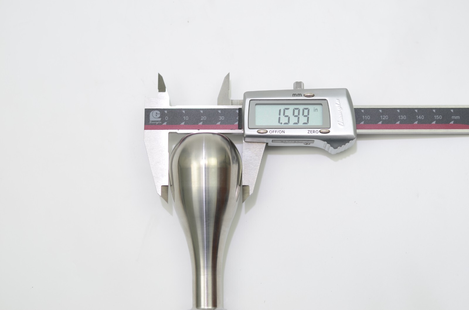 1320 Tear drop V2 NSX R Style Brushed steel shift knob 10x1.5 10x1.25 12x1.25