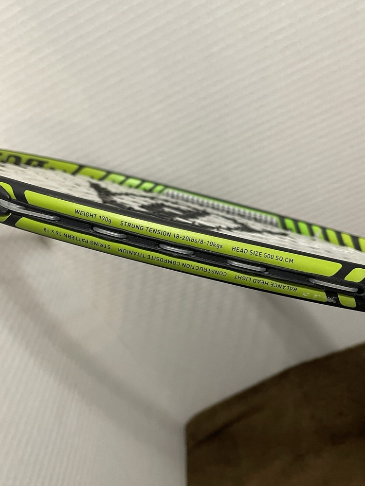 Dunlop Pulse G-20 Squash Racket Titanium Composition- 170g Green & Black