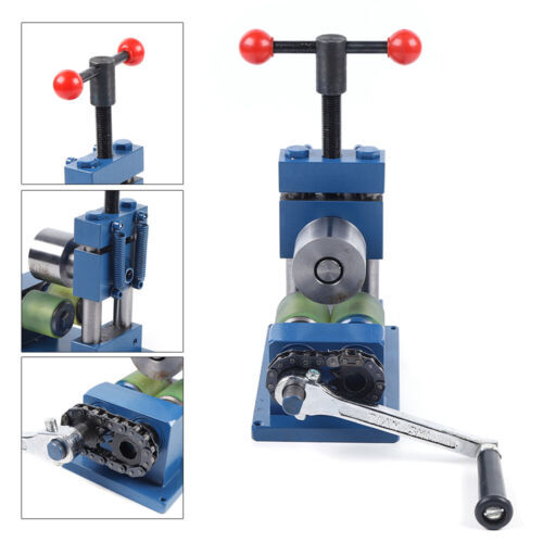 Hand Crank Ring Bracelet Press Bending Machine Making Jewelry Ring Bender Tool