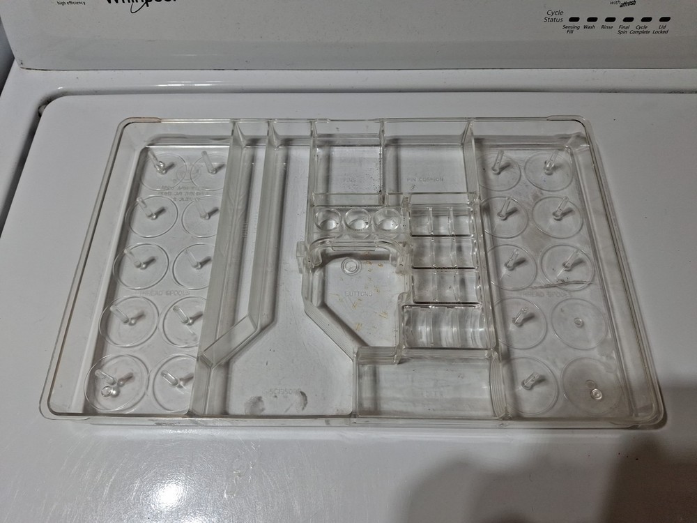 Sewing Spool Acrylic Organizer Tray