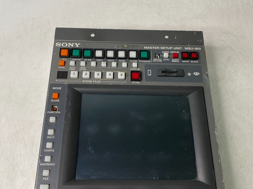 Sony MSU-950 Master Setup Unit - Powers On - FOR PARTS
