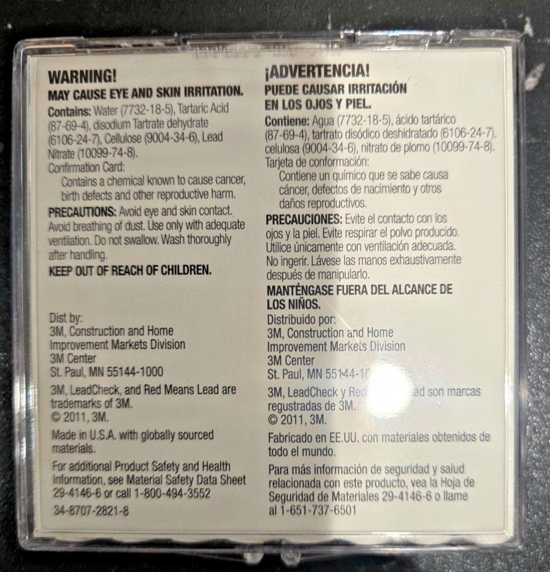 3M Lead Check Swabs Instant Lead Testing Swab Kit Contains 8 Swabs - NEW