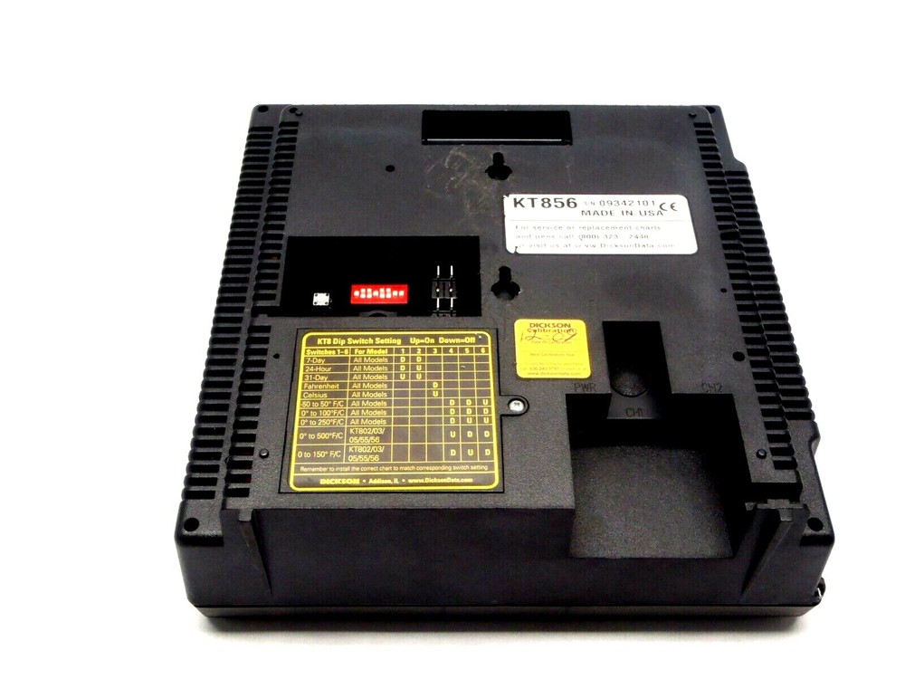 Dickson KT856 8 Inch 203mm Temperature Recorder Missing Chart