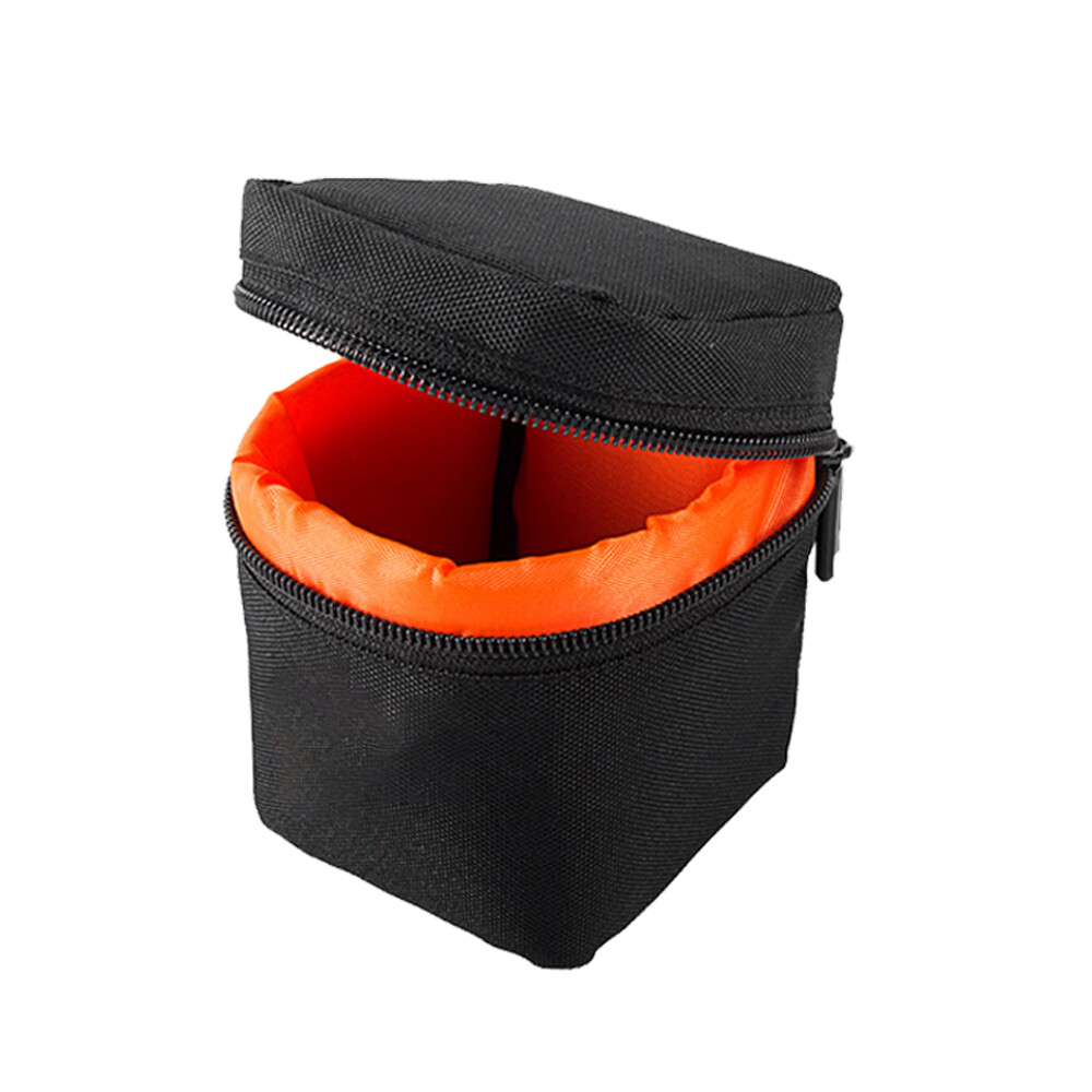 2/4 PCS Camera Lens Bag Small Padded Protective Pouch Cover Shockproof Case