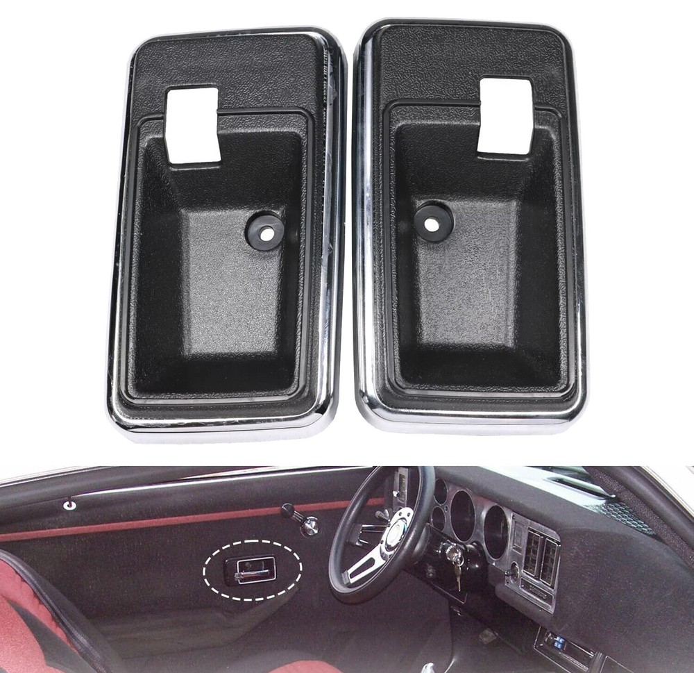 Interior Door Handle Bezel Cup Set For 1976-1981 Firebird Trans Am & Camaro