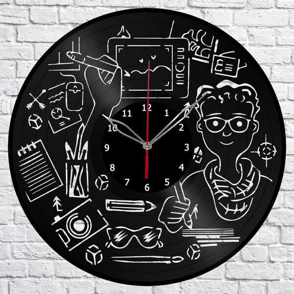 Vinyl Clock Designer Wall Clock Unique Art Vinyl Record Wall Clock 1620