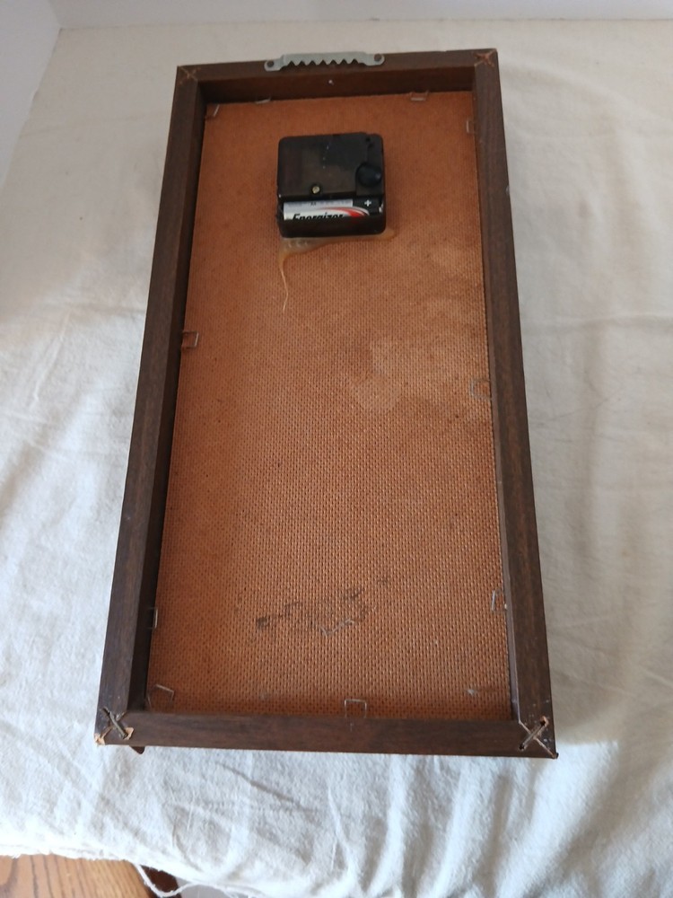 Vintage Deer Battery Clock By Emdur Works!