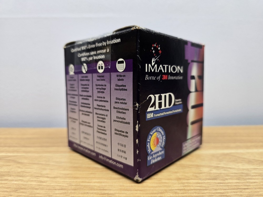 Imation 3.5" Floppy Disks 24 Pack IBM Formatted 1.44 MB 2HD