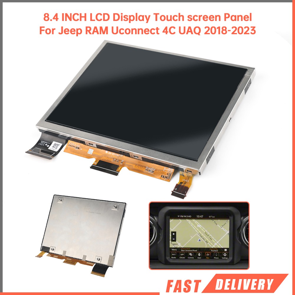 8.4" LCD Display Touch Screen TDO-XGA084 Uconnect 4C For Jeep Challenger 2018-23