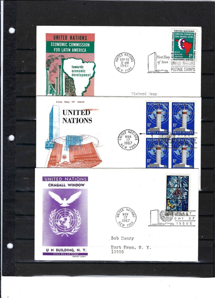 1961/1967 ASSORTED FDC's (Scott#94/166&180)-CACHET CRAFT CACHET (514A)