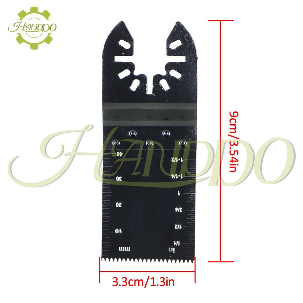 100 Pcs Quick Release Durable Oscillating Multi Tool Saw Blades Fit All Models