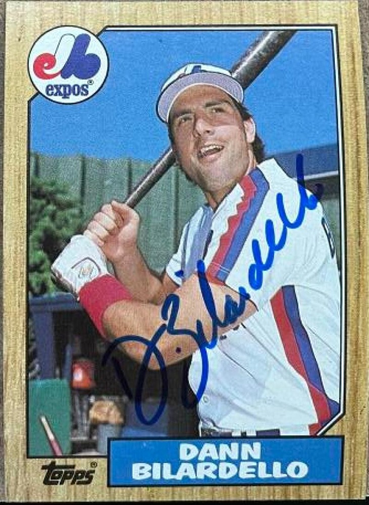 Dann Bilardello Autographed 1987 Topps #577