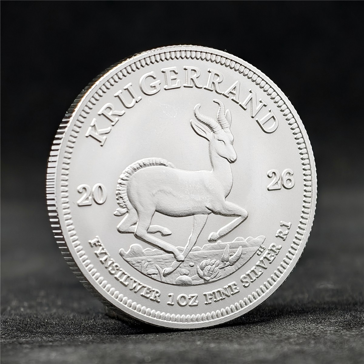 2026 South Africa Mint .999 Silver Krugerrand Coin 1oz - Uncirculated