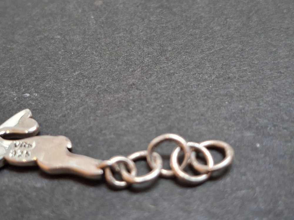 Sterling Silver Hare and Oak Leaf Bracelet