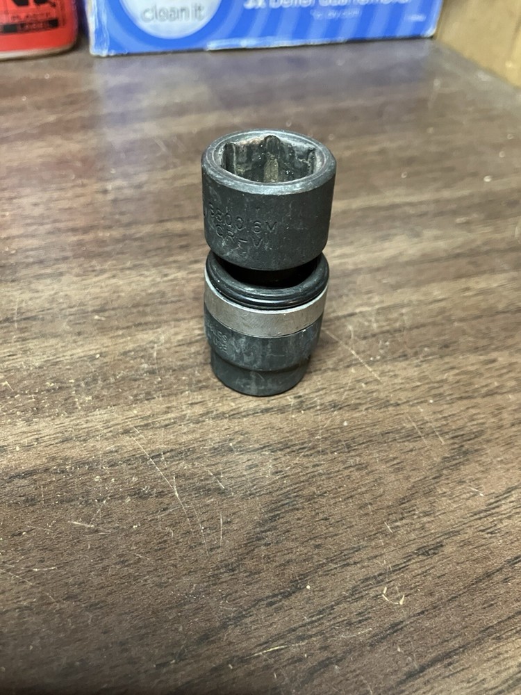 Genius Tools 380016M 3/8" Drive 16mm Swivel Impact Socket